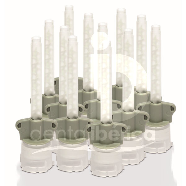 Pointes de melange gris-gray consommables pour confection de modeles zhermack