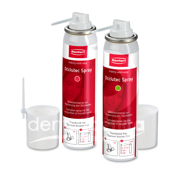 Spray occlusion occlutec new consommables pour confection de modeles renfert