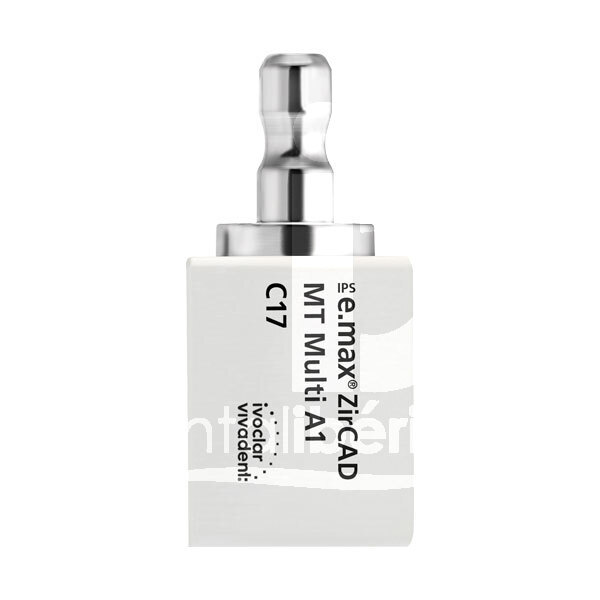 E.max zircad cerec/inlab mt multi c17 5u cfao ivoclar