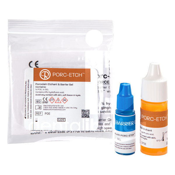 Porcelain etch adhésifs reliance orthodontic