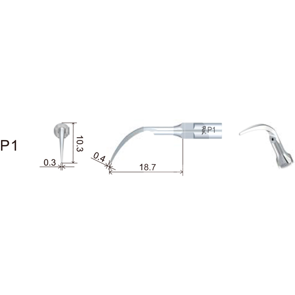 Insert woodpecker periodontie filetage sirona. ps1 (p/sirona air scaling) prévention et prophylaxie woodpecker