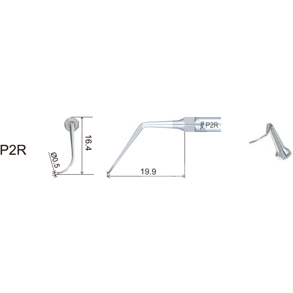 Insert dte pd2r parodontie filetage type satelec/nsk prévention et prophylaxie dte